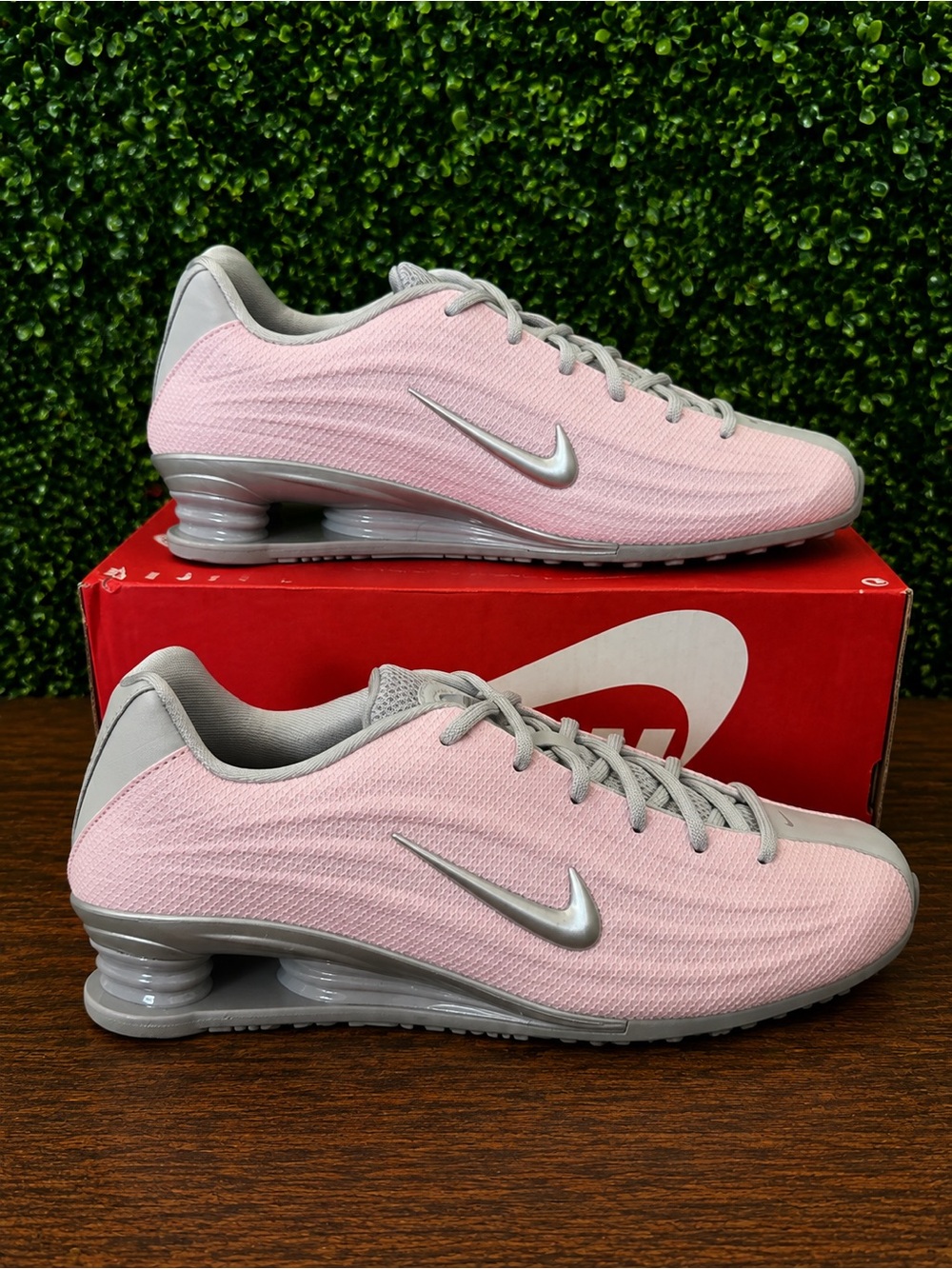 Women Nike Shox Z in Pink Foam Metallic Silver